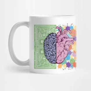 Brain and Heart Mug